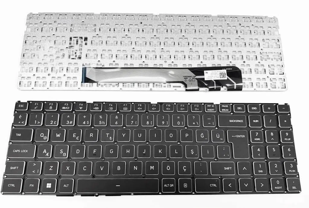 Monster Abra A5 V15.5, V15.6 V18.1 V18.2 A7 V14 Serisi Klavye