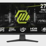 27 MSI MAG 272F 0.5MS 200HZ FHD IPS MONITOR