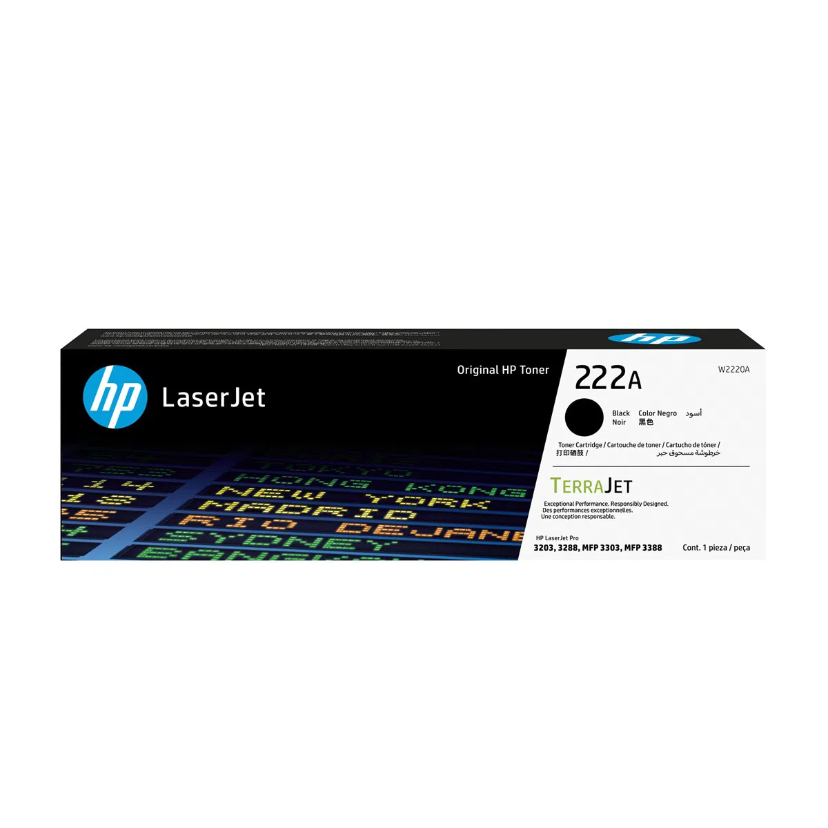 HP 222A W2220A Orijinal Siyah Toner Kartuşu