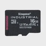 Kingston 16GB Endüstriyel microSDHC C10 A1 Hafıza Kartı (SD Adaptörlü)