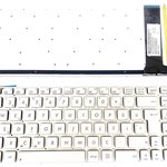 Asus N56VZ-S4401H,N56VZ-S4402H   Işıklı Gri gümüş Renk Klavye  Türkçe Tuş Takımı  Q-Tr