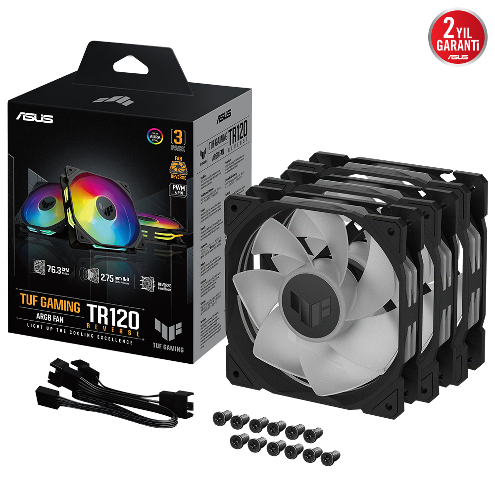 ASUS TUF GAMING TR120 FAN ARGB REVERSE W