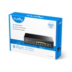 CUDY 6-Port 10/100M PoE+ Switch 60W