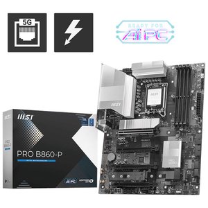 MSI Pro B860-P DDR5 1851P Hdmi Dp Type-C