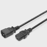Digitus C14-C13 Power Uzatma Kablosu Siyah 1.8m