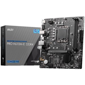 MSI Pro H610M-E D4 1700P Vga Hdmi