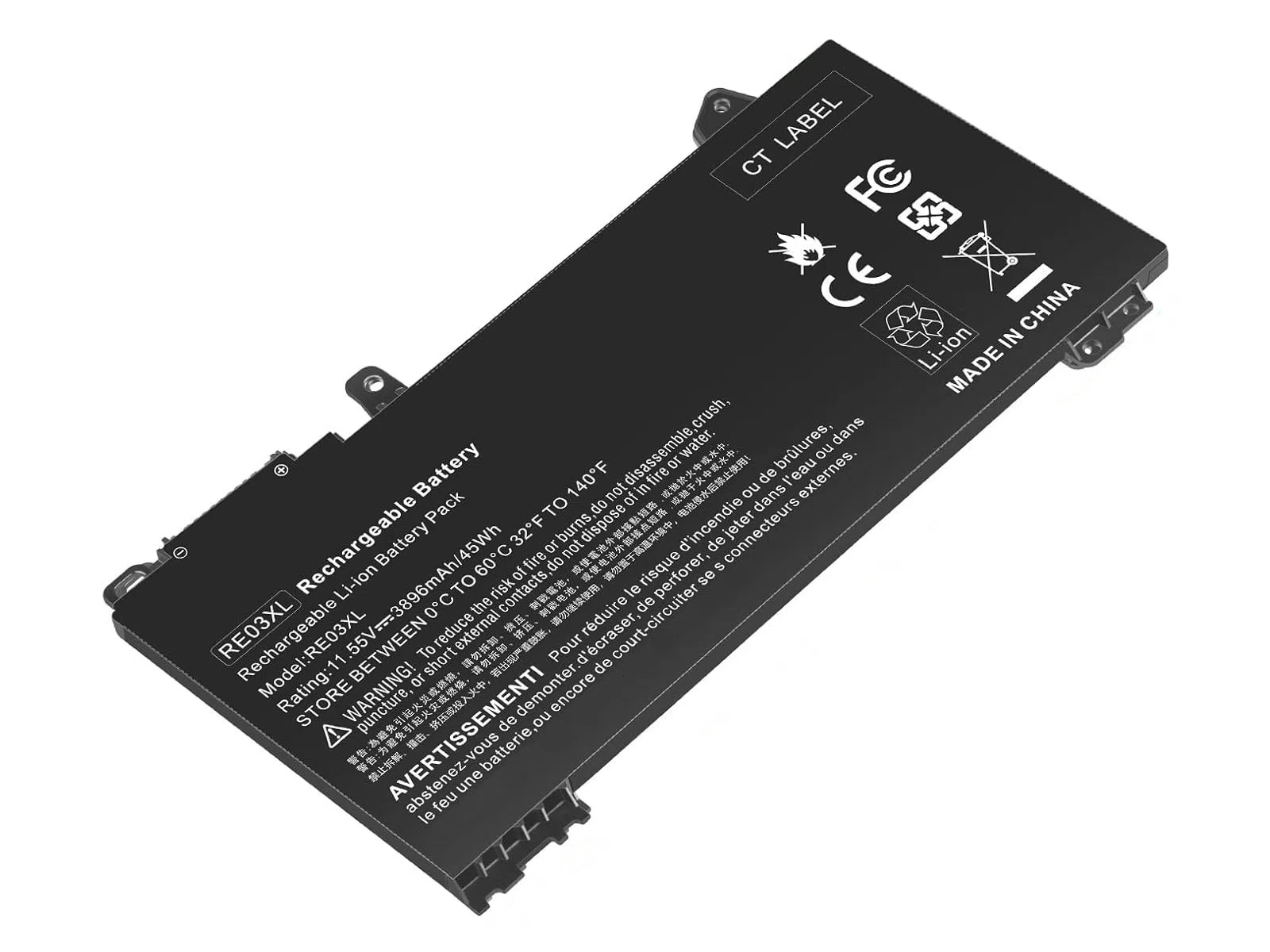 Hyperlife HP Probook 430 G6 / 440 G6 / 450 G6 Notebook Bataryası 3700mah 41wh 11.1v 3 Cell RE03XL