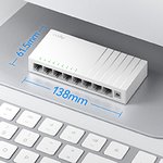 CUDY 8-Port 10/100 Mbps Desktop Switch