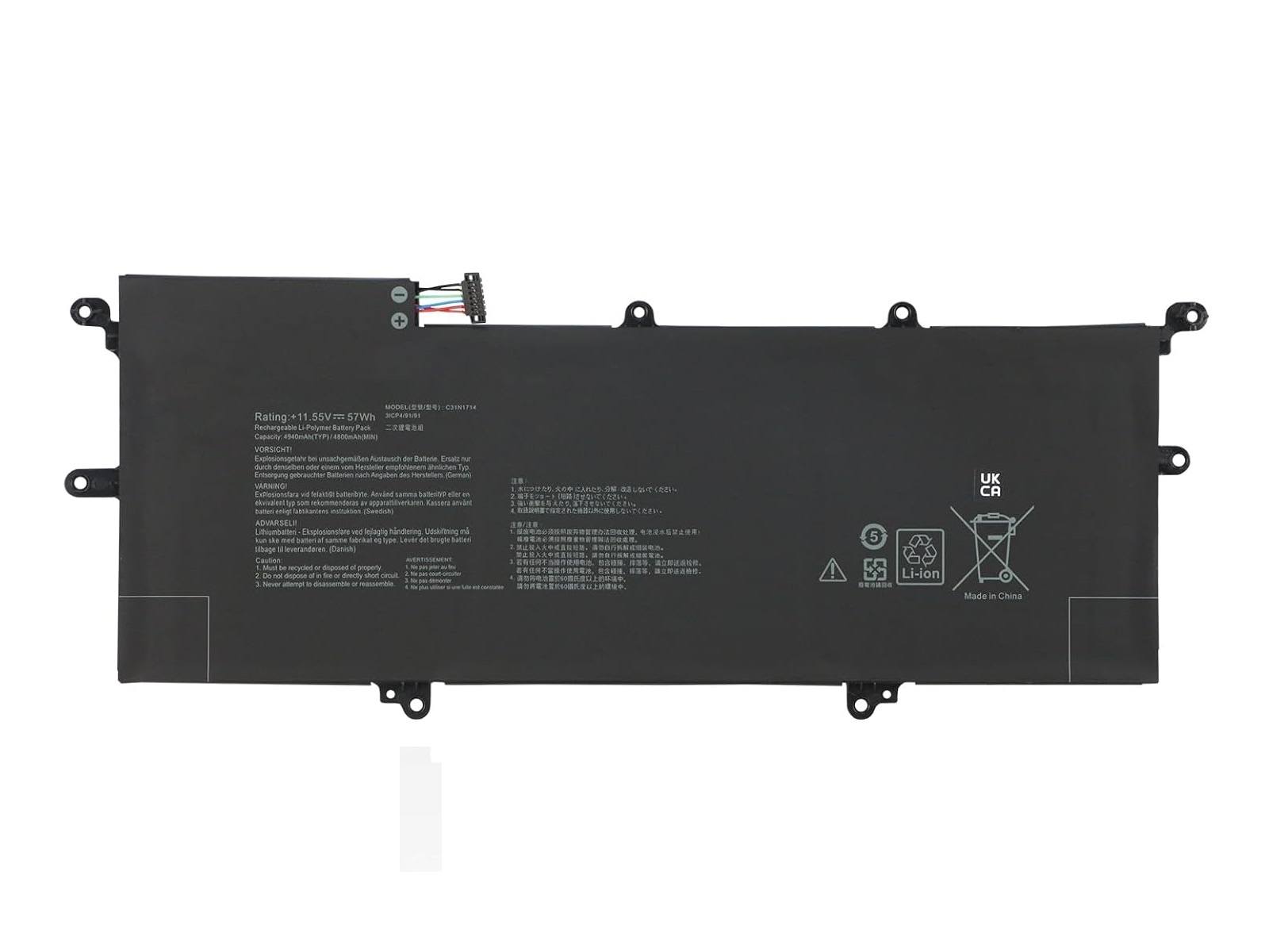 RETRO Asus UX461U, C31N1714 Notebook Bataryası