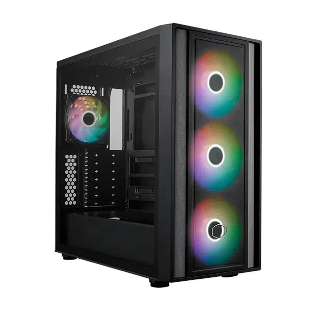 Cooler Master MasterBox 600 ARGB Siyah Bilgisayar Kasası