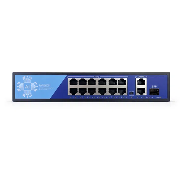 Ezcool EZ-08PSF-SFP 8 Port PoE + 2GE + 1 SFP 120W Switch