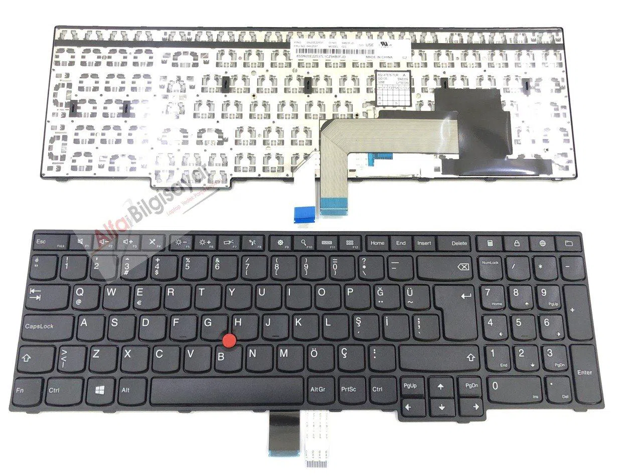 IBM Lenovo Thinkpad E550 E550C E555 E560 E560C E565  Klavye 