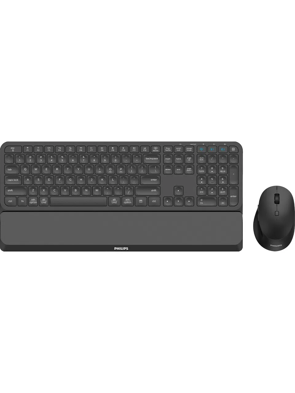 Philips SPT6607 Kablosuz Klavye Mouse Set Siyah