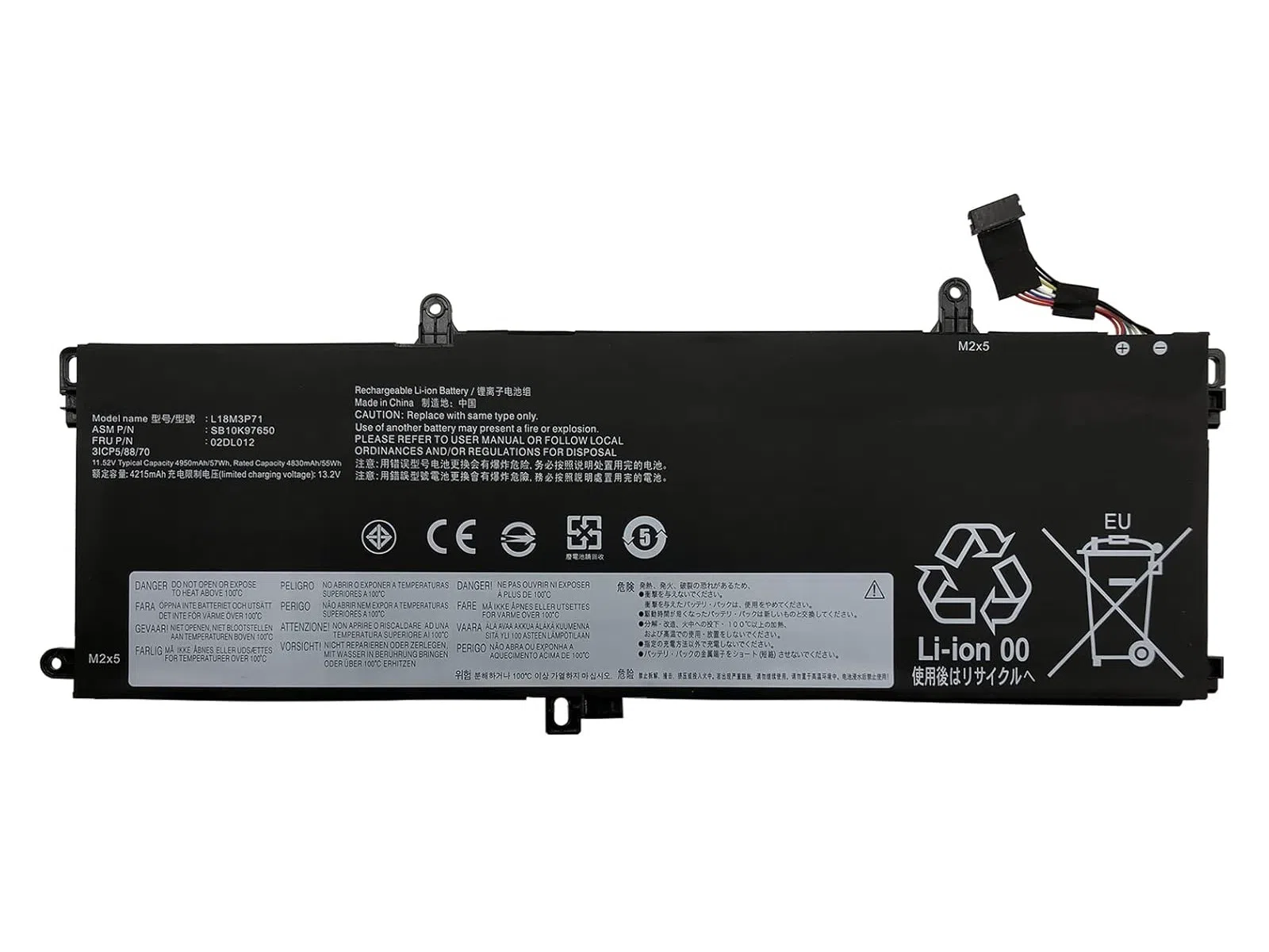 RETRO Lenovo ThinkPad T590, L18L3P71 Notebook Bataryası