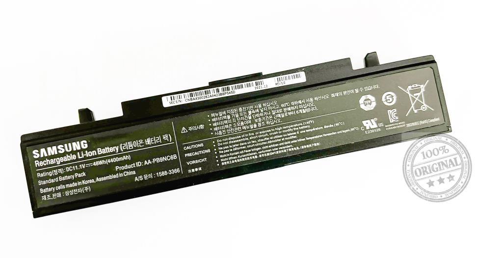 Samsung AA-PB9NS6B, AA-PB9NC6W R522 orjınal batarya pil Akü