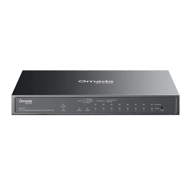 Tp-Link omada ES210GP 10 Port Gbit 8 Poe+ Switch
