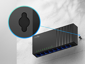CUDY 8-Port Gigabit Metal  Switch