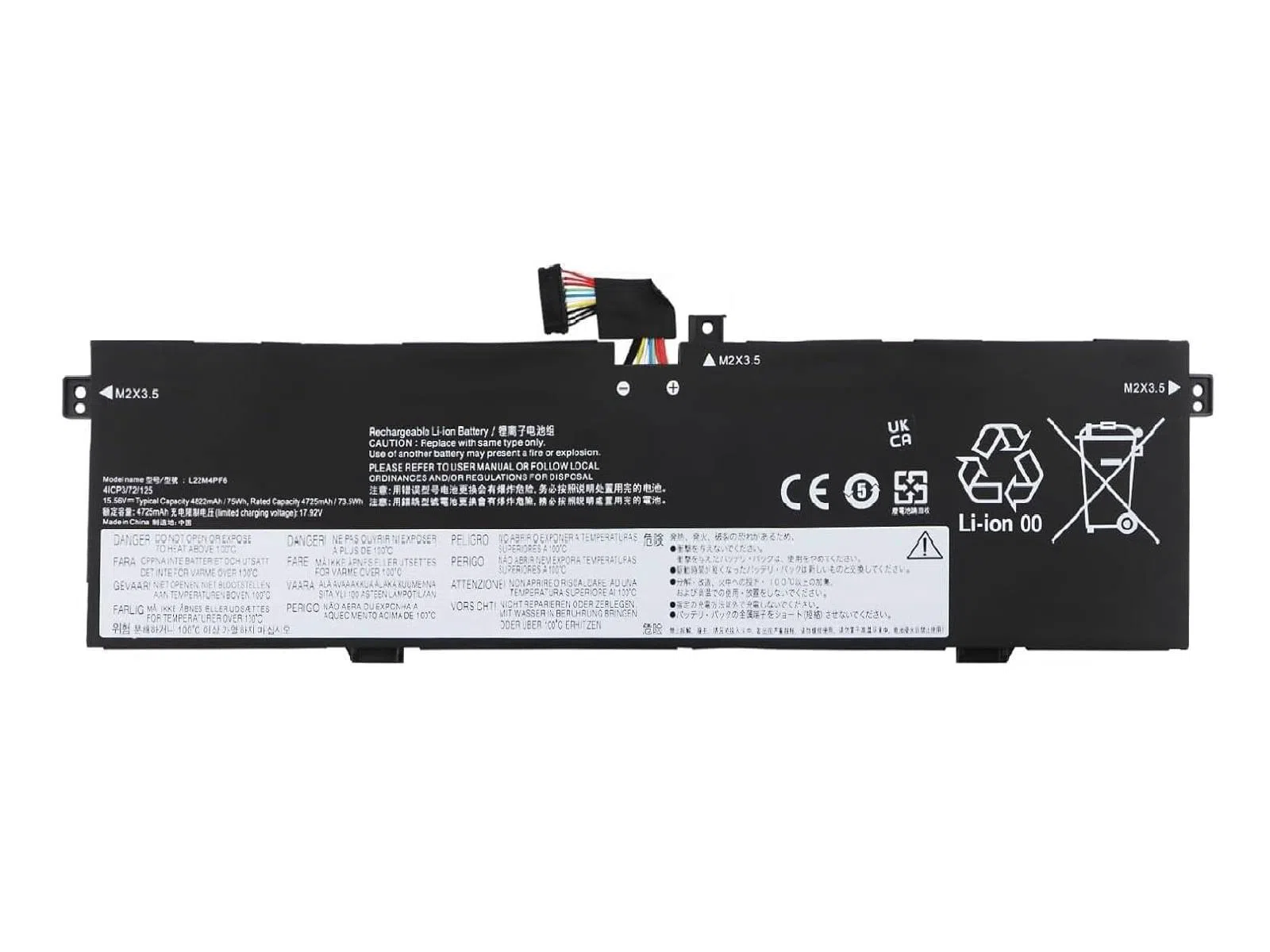 RETRO Lenovo Yoga Pro 9-14IRP8, L22M4PF6 Notebook Bataryası