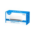 CUDY 8-Port 10/100 Mbps Metal Switch