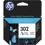 HP F6U65AE Renkli Mürekkep Kartuş (302)