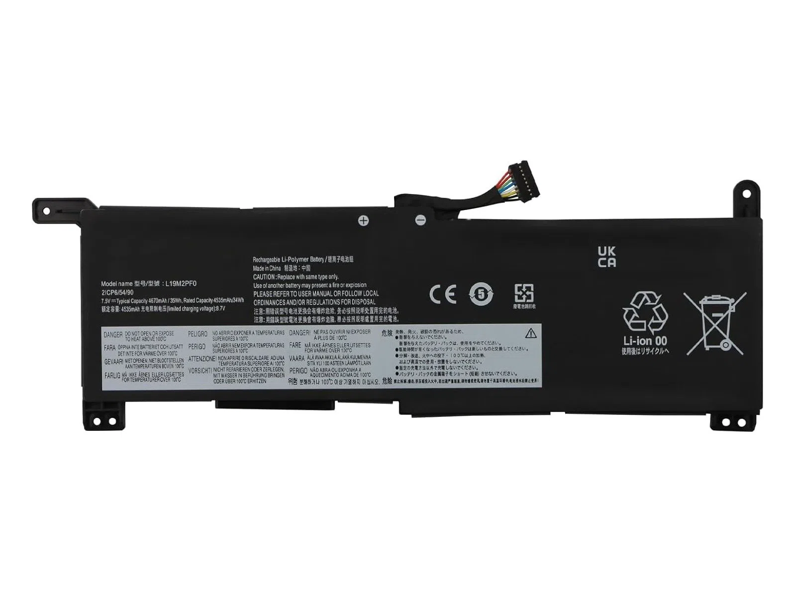 RETRO Lenovo IdeaPad 1-14ADA05, L19M2PF0 Notebook Bataryası