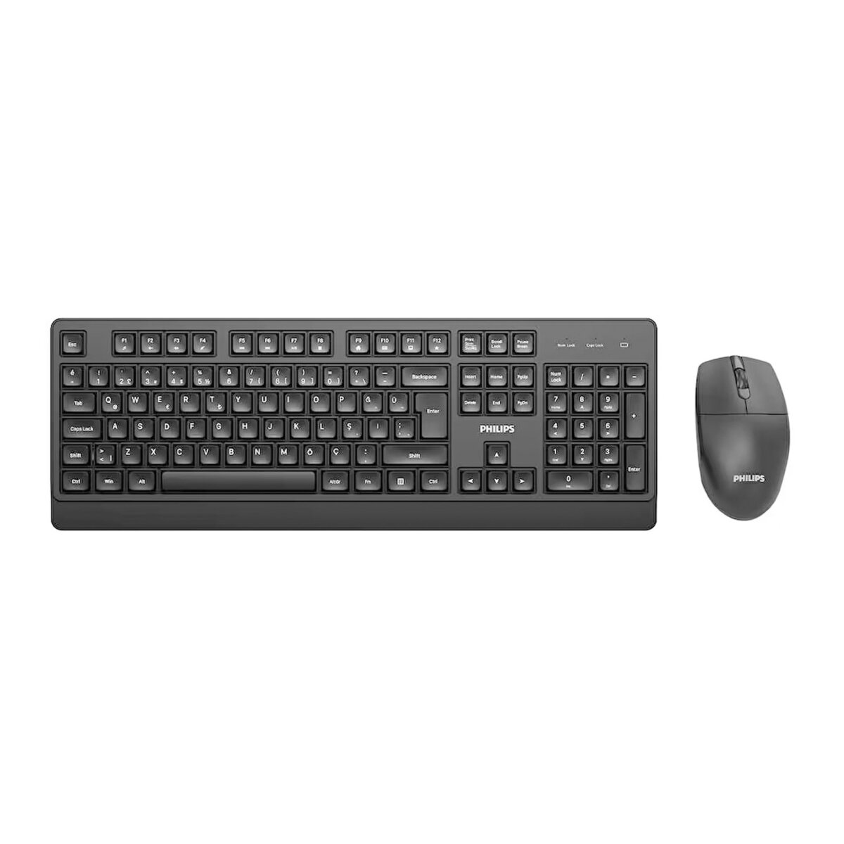 Philips SPT6347 Kablosuz Klavye Mouse Set Siyah