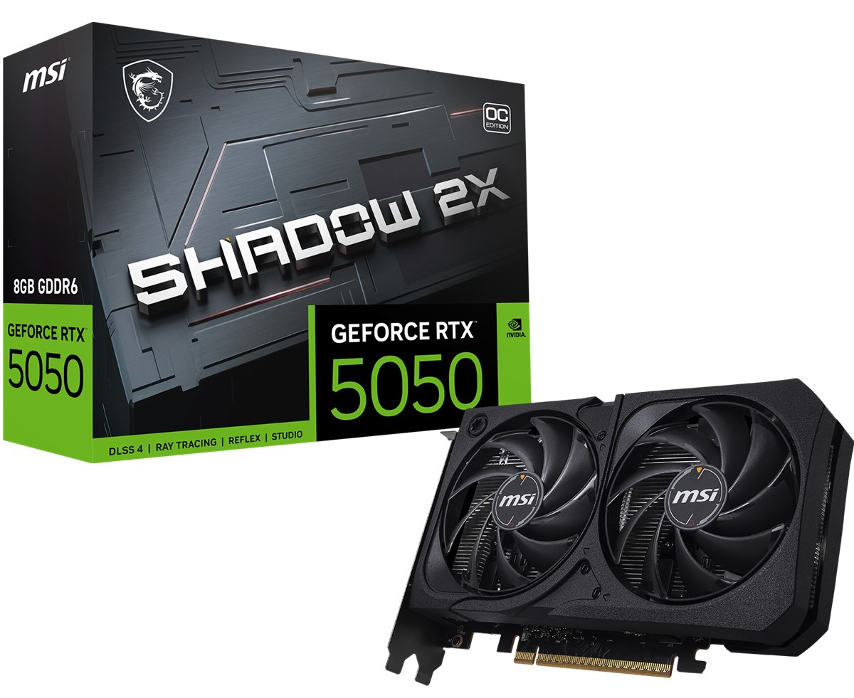MSI VGA GEFORCE RTX 5050 8G SHADOW 2X OC