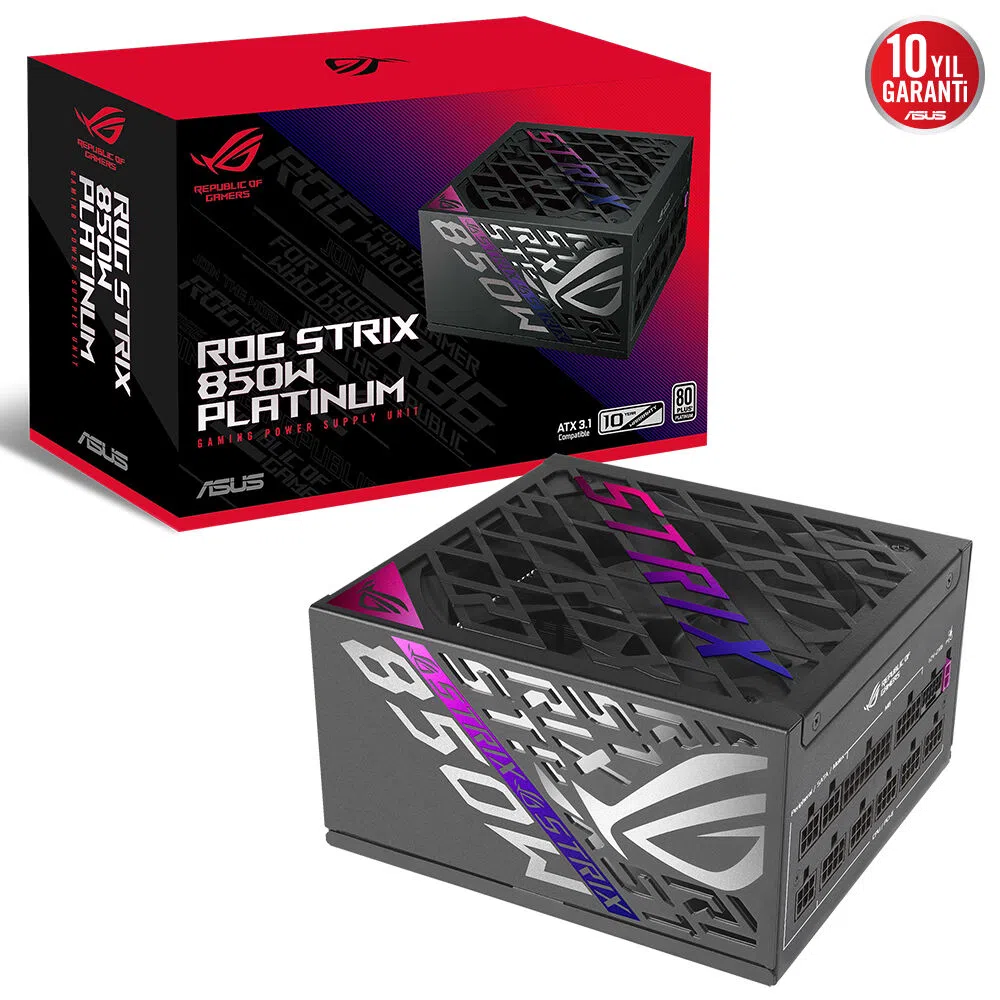 ASUS ROG Strix 850W Platinum Güç Kaynağı (ROG-STRIX-850P-GAMING)