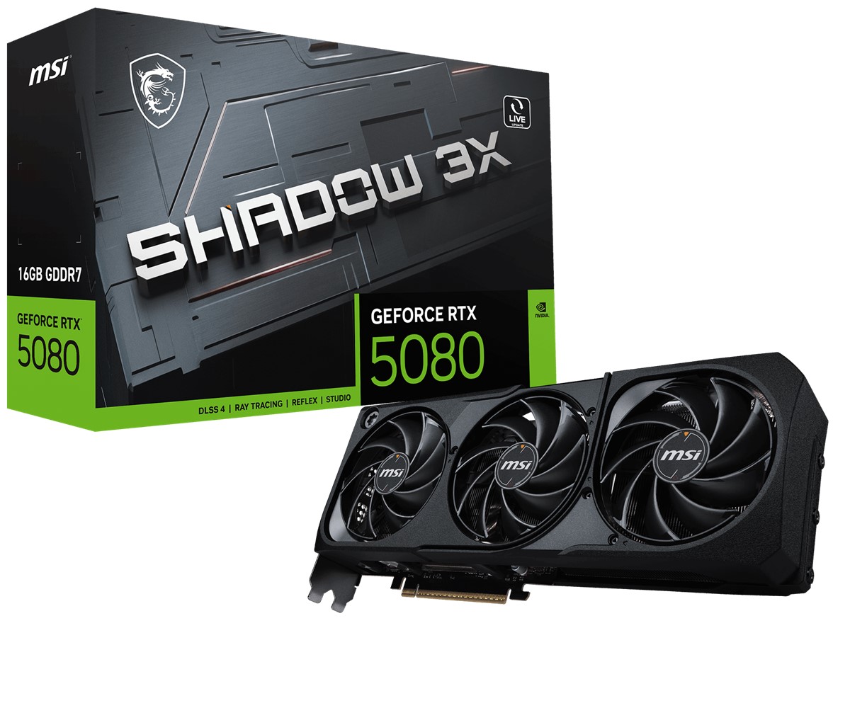 MSI VGA RTX 5080 16G SHADOW 3X OC
