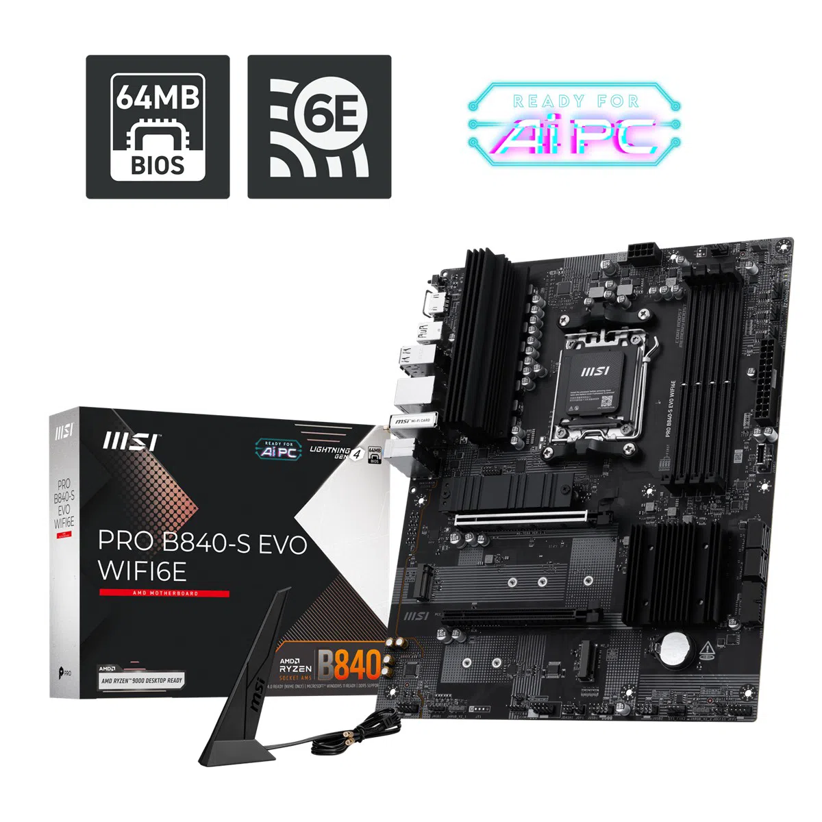 MSI MB PRO B840-S EVO WIFI6E