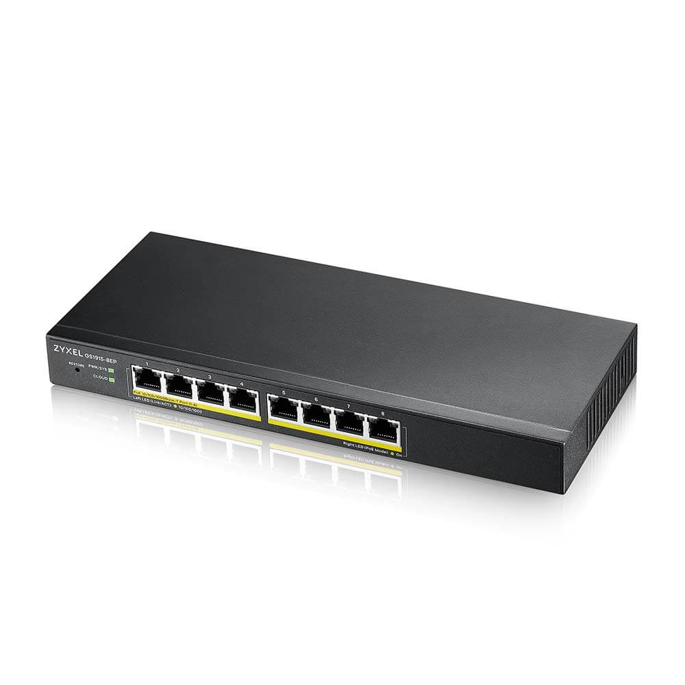 ZYXEL GS1915-8EP 8 PORT SWITCH