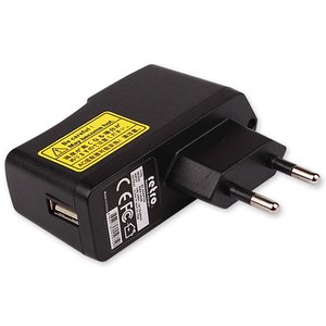 RETRO 5.25V 3A iPad, Tablet, Telefon USB Hızlı Şarj Adaptörü - Siyah