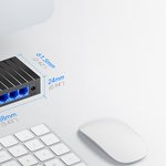 CUDY 8-Port Gigabit Metal  Switch