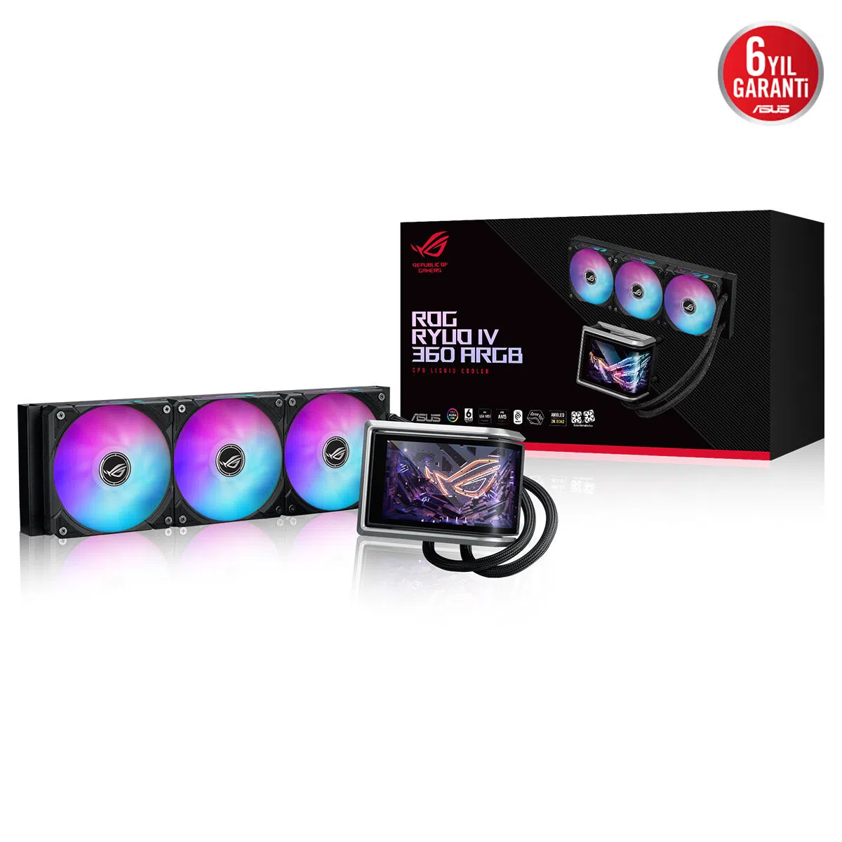 ASUS ROG Ryuo IV 360 ARGB Sıvı Soğutucu