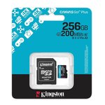 Kingston 256GB mSDXC CanvasGo+ 200MB SDCG4/256GB