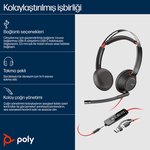 Poly Blackwire 5220 Stereo Mikrofonlu Kulaklık