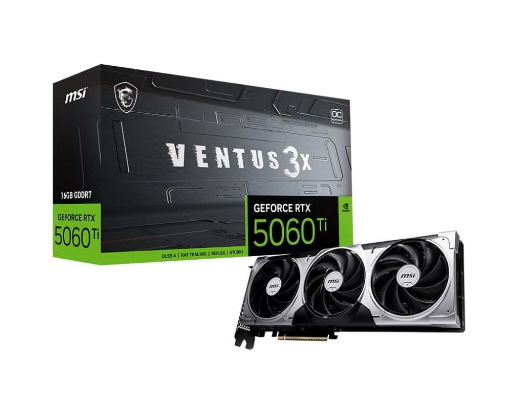 MSI VGA RTX 5060 TI 16G VENTUS 3X OC