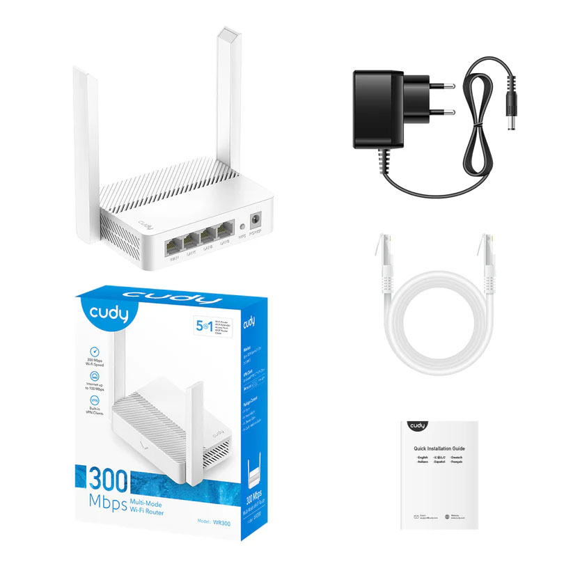 CUDY N300 WiFi Router