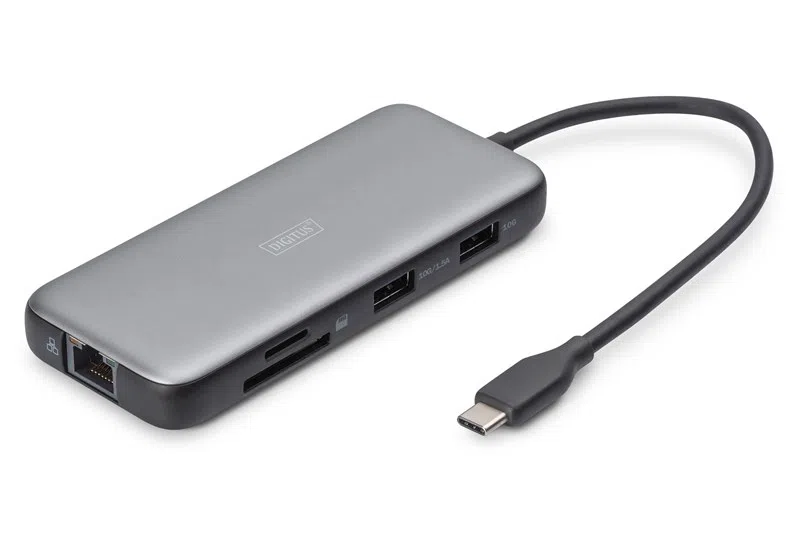 Digitus DA-70915 USB Type-C 8 Portlu Docking Station