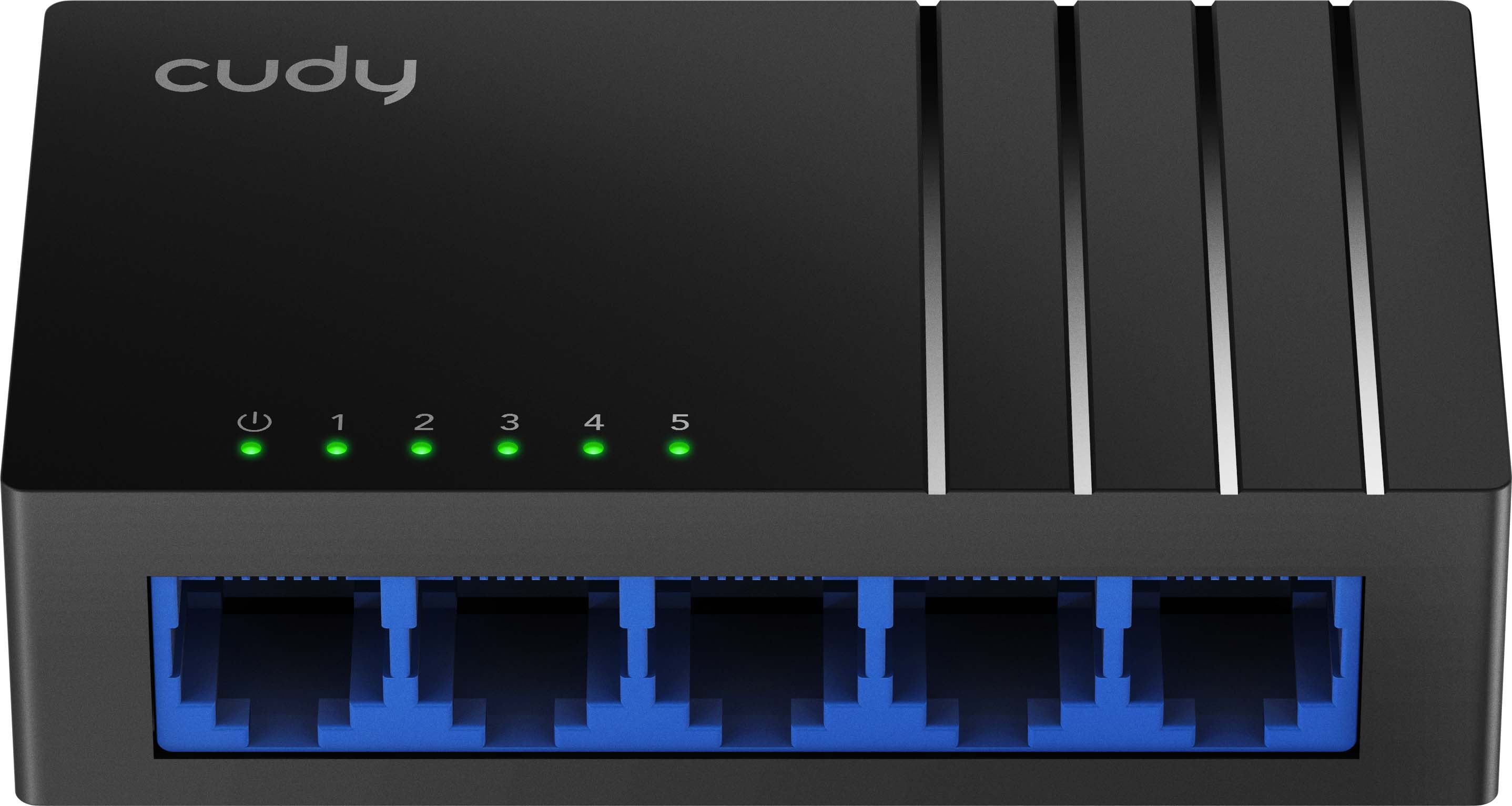 CUDY 5-Port Gigabit Metal  Switch
