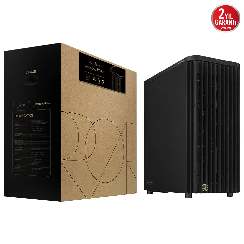 ASUS PROART PA401 WOOD METAL PWM - BLACK