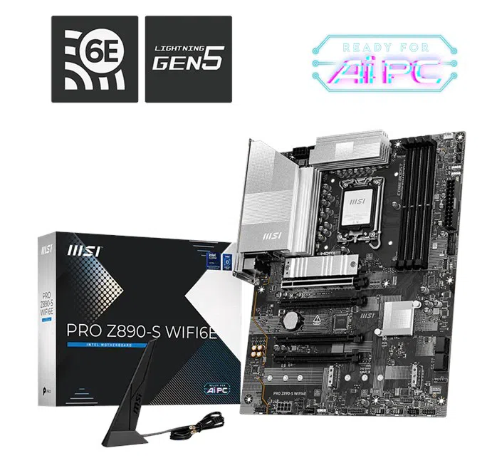 MSI Pro Z890-S Wi-Fi 6E LGA1851 Anakart