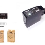 Retro 60W USB-C PD + 12W USB 2'si 1 Arada Adaptör (RNA-UTC72)