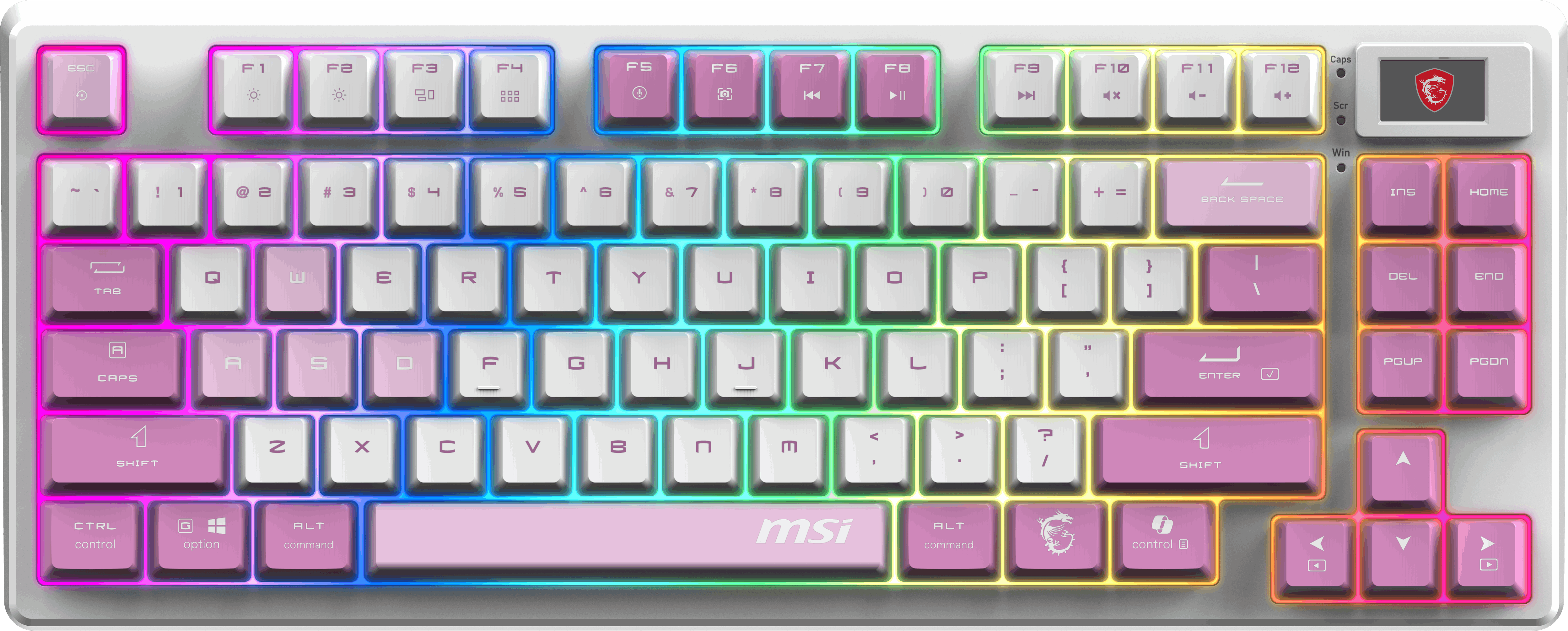 MSI GG FORGE GK600 TKL W VIOLET TR