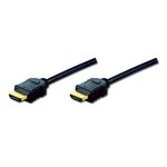 Digitus 4K HDMI Kablo Altın Uçlu Siyah 1m