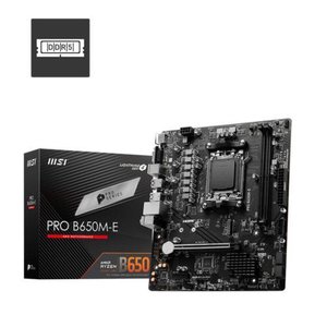 MSI Pro B650M-E DDR5 AM5 Vga Hdmi