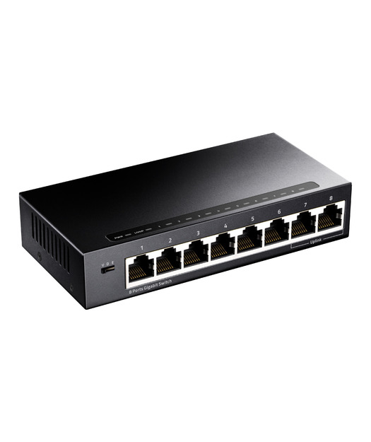 CUDY 8-Port Gigabit Metal  Switch