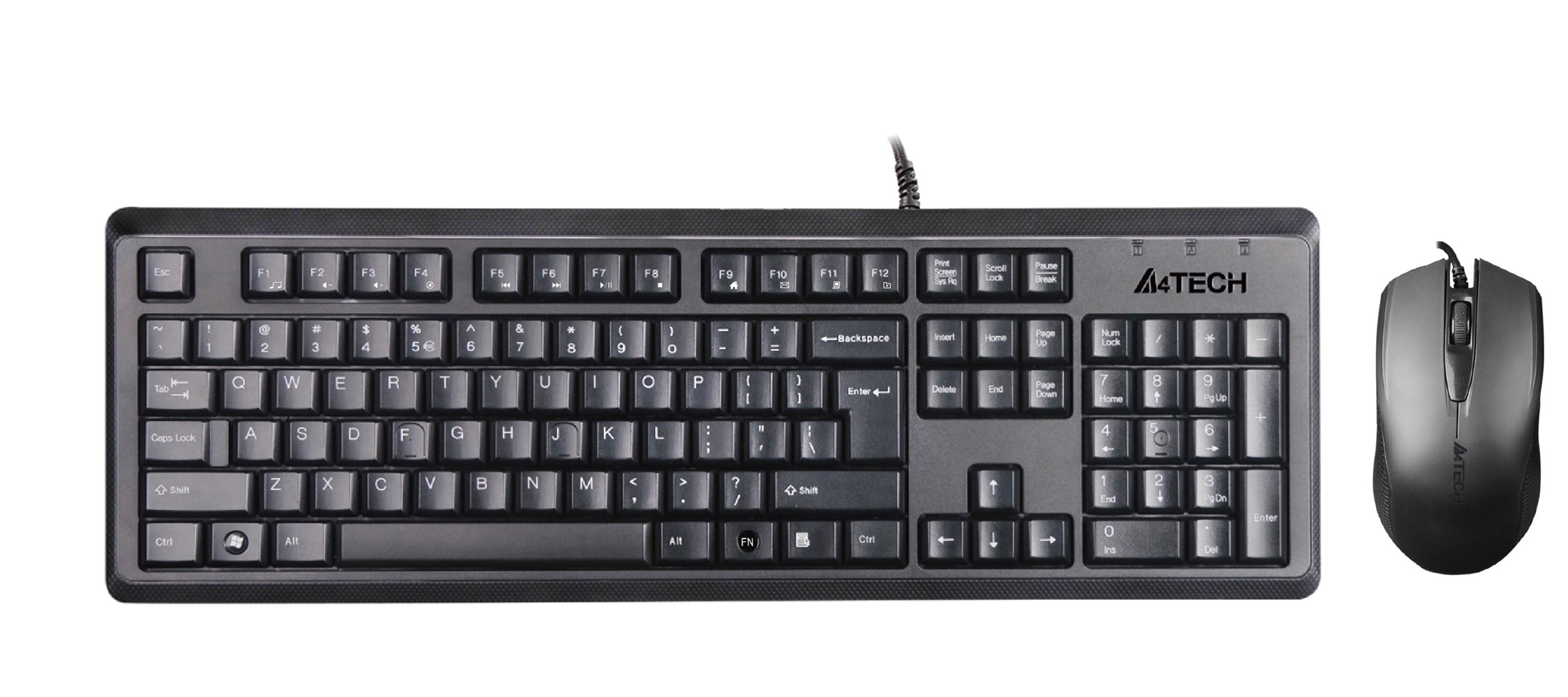 A4-Tech Kablolu Set Siyah (KR-9276)