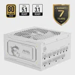 MSI MAG A1000GL PCIe 5.0 1000W Beyaz Güç Kaynağı
