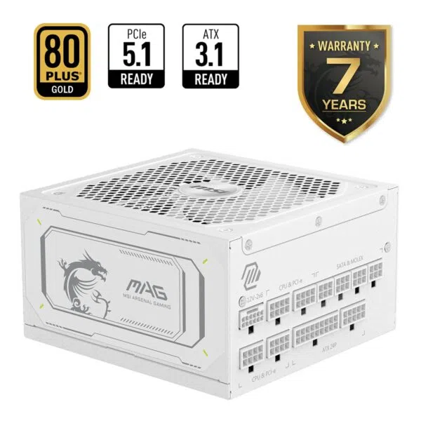 MSI PSU MAG A1000GL PCIE5 WHITE